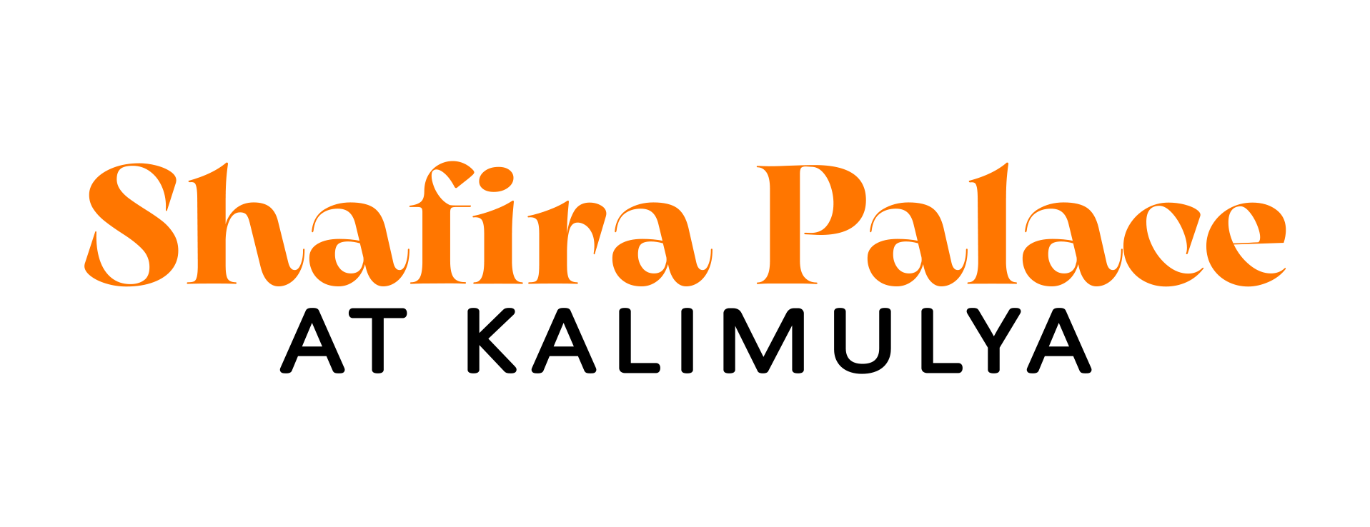 LOGO SHAFIRA PALACE AT KALIMULYA KALIMULYA BLACK LOGO SHAFIRA PALACE AT KALIMULYA KALIMULYA BLACK